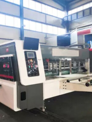 NPA1224 Fully Computer Printing Slotting Die-cutting Machine/ceramic roller